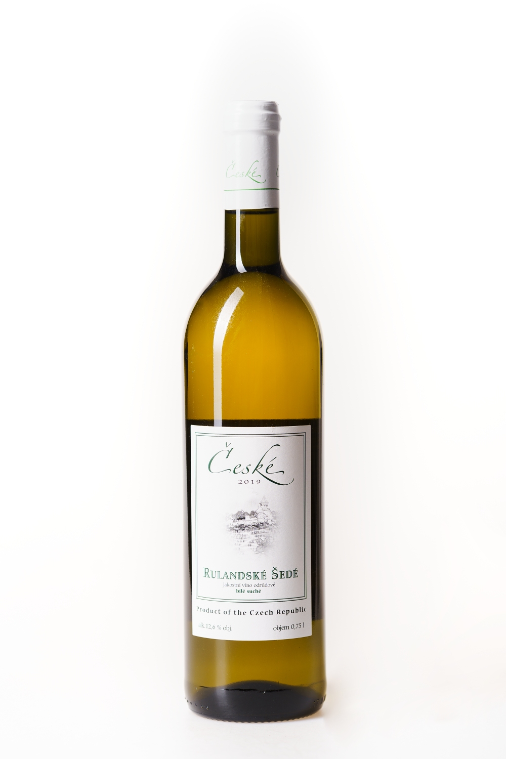 Rulandské šedé 2019 0,75l suché bílé víno