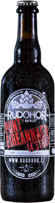 Rudohor Punt Éireanach 14° Stout 0,75 l SKLO/bottle