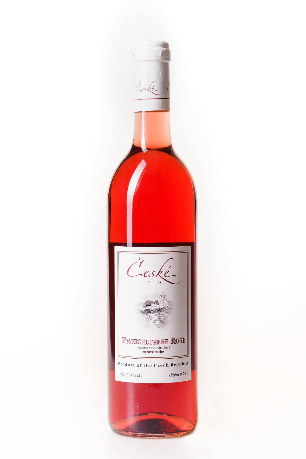 Zweigeltrebe rosé 2018 suché růžové víno 0,75l